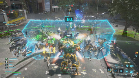 「エグゾプライマル」CBTプレイレポート：パワードスーツ同士のチーム戦vs恐竜の群れ！ 狂騒のような三つ巴が楽しいマッシヴアクションの画像12