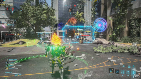 「エグゾプライマル」CBTプレイレポート：パワードスーツ同士のチーム戦vs恐竜の群れ！ 狂騒のような三つ巴が楽しいマッシヴアクションの画像14