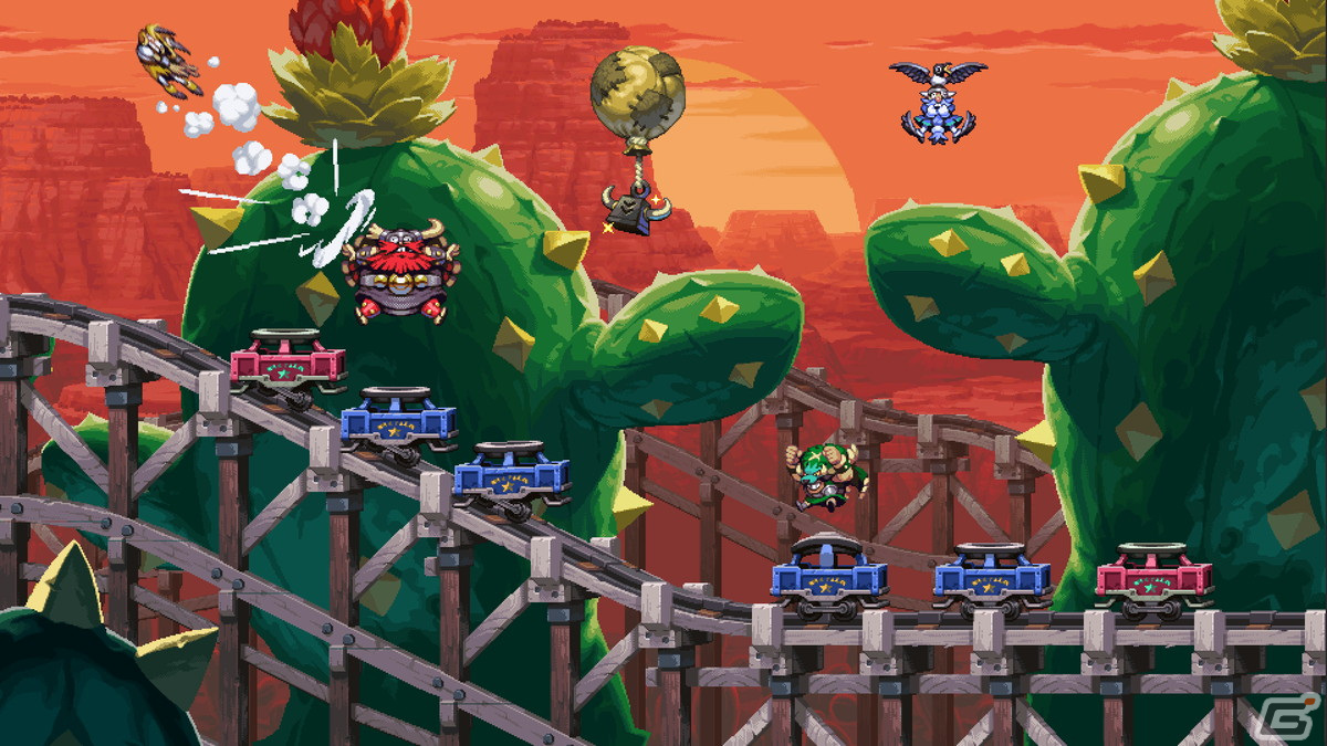 最大4人で遊べるトランポリン協力ACT「Vikings on Trampolines」が発表！「Owlboy」開発スタジオが贈る海賊たちの大冒険の画像4