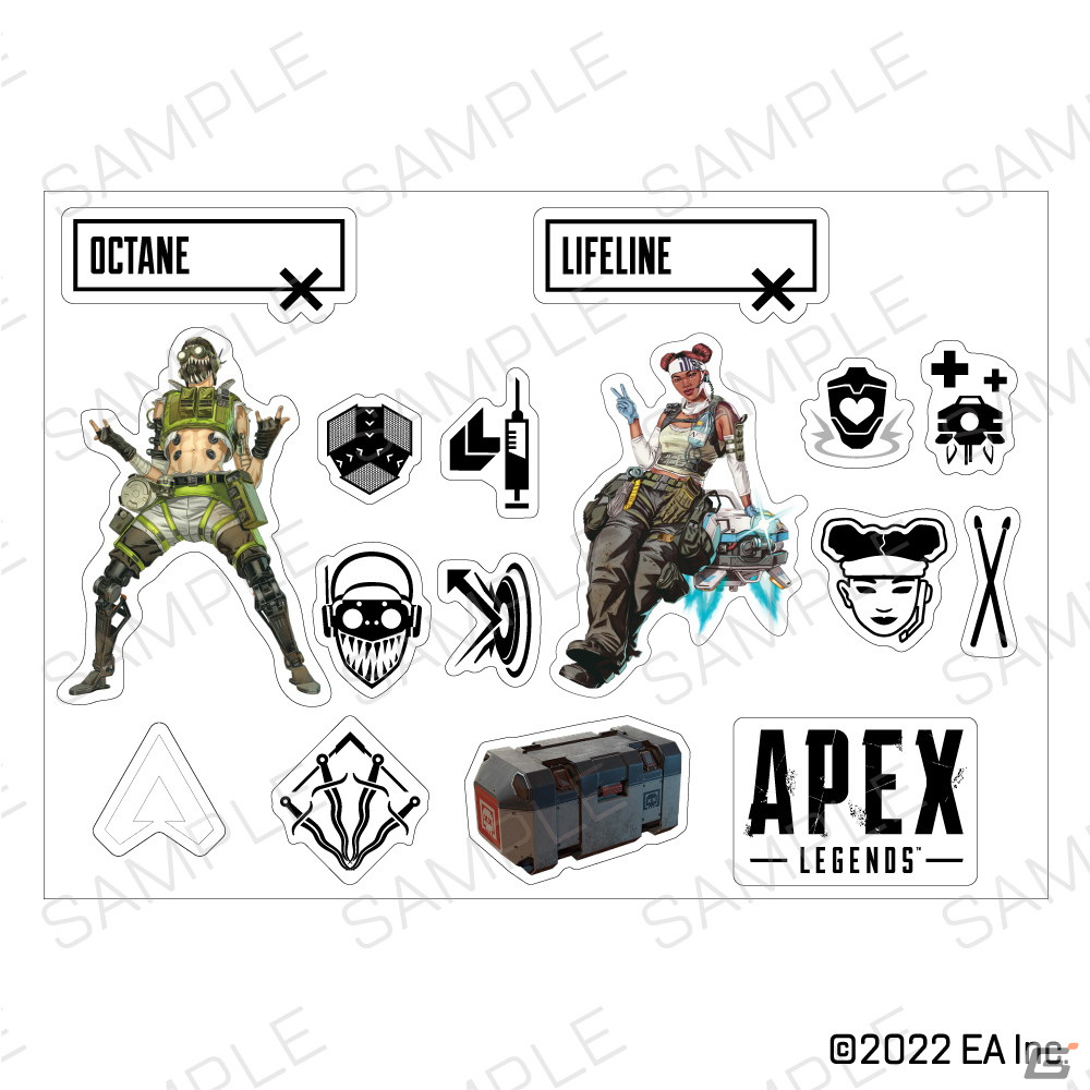 「Apex Legends」のレジェンドやアイコンをモチーフにしたデカールステッカーやアクキーなど4シリーズが8月より順次発売！の画像3