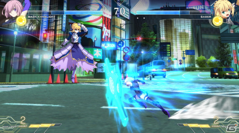 「MELTY BLOOD: TYPE LUMINA」追加キャラクター第3弾「マシュ」のバトル詳細やVS「セイバー」の対戦ムービー2本が公開！の画像4