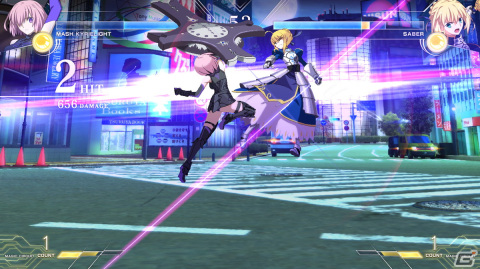 「MELTY BLOOD: TYPE LUMINA」追加キャラクター第3弾「マシュ」のバトル詳細やVS「セイバー」の対戦ムービー2本が公開！の画像5
