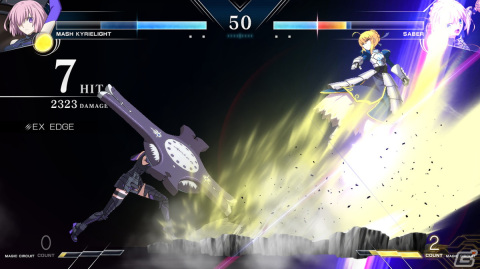 「MELTY BLOOD: TYPE LUMINA」追加キャラクター第3弾「マシュ」のバトル詳細やVS「セイバー」の対戦ムービー2本が公開！の画像7