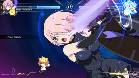 「MELTY BLOOD: TYPE LUMINA」追加キャラクター第3弾「マシュ」のバトル詳細やVS「セイバー」の対戦ムービー2本が公開！の画像8