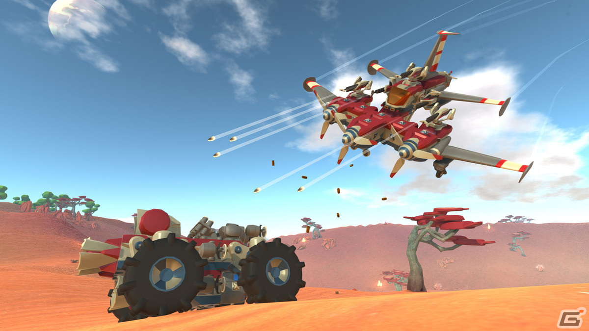 自由に乗り物や基地を作れるサンドボックス型サバイバルアドベンチャー「テラテック」のPS4版が8月25日に配信！の画像2
