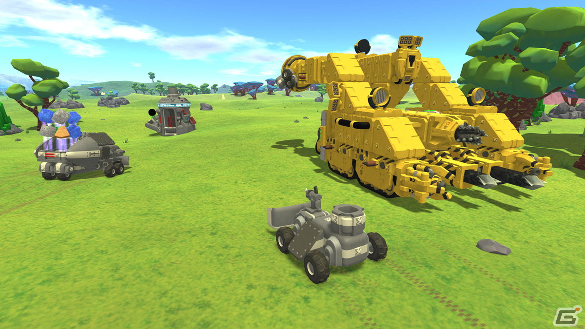 自由に乗り物や基地を作れるサンドボックス型サバイバルアドベンチャー テラテック のps4版が8月25日に配信 の画像 Gamer