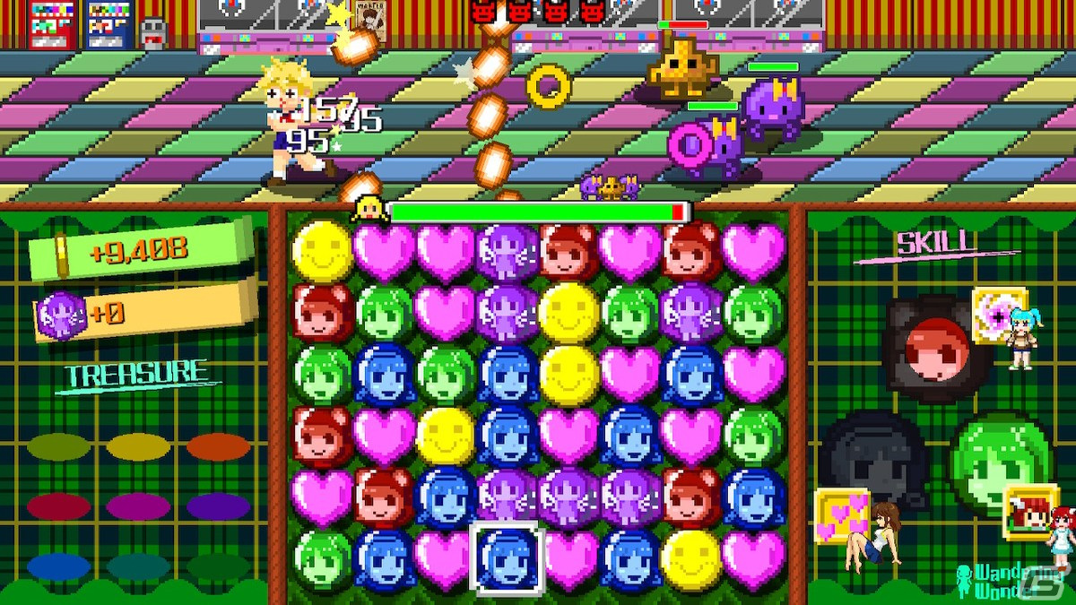 負債まみれのお姫様たちを救出するパズルバトルゲーム「パズルバトラー！みらい」がSwitchで9月22日に発売決定！の画像3