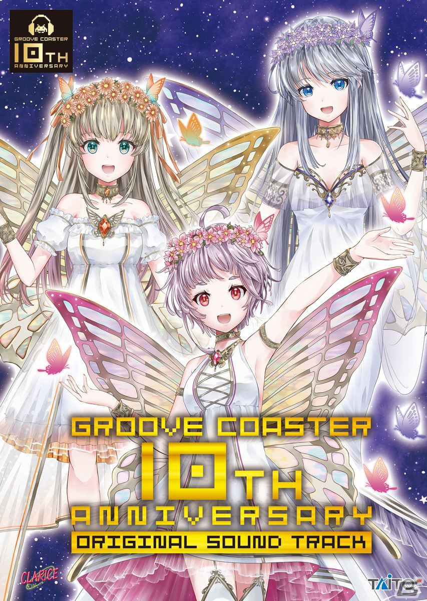 「グルーヴコースター10周年記念 オリジナルサウンドトラック」ユメ、セイネ、リンカがデザインされたディスクなど商品イメージが公開！の画像2