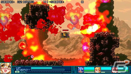 コミカル暴走アクションSTG「爆裂武装 バルビークル」がSteamで8月26日に配信！の画像6