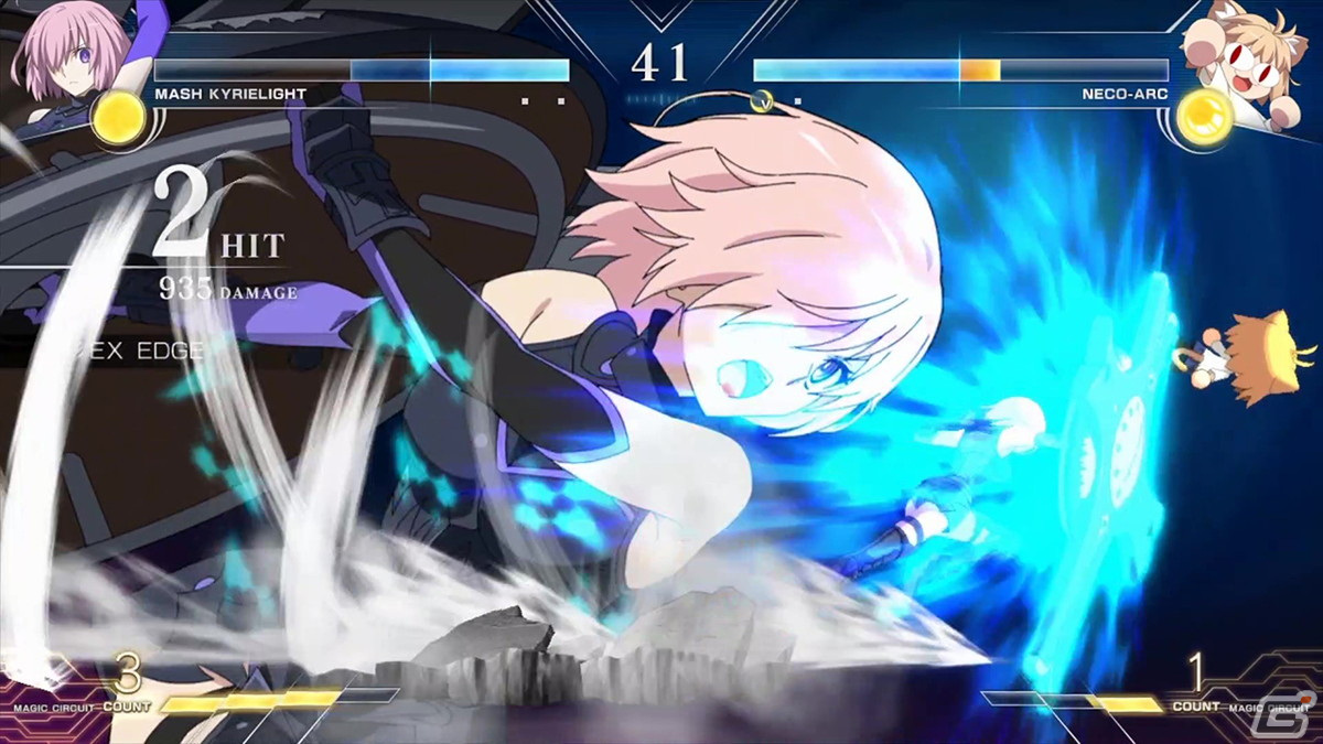 「MELTY BLOOD: TYPE LUMINA」無料の追加キャラクター「マシュ」と「ネコアルク」が配信開始！大型アップデートも実施の画像12