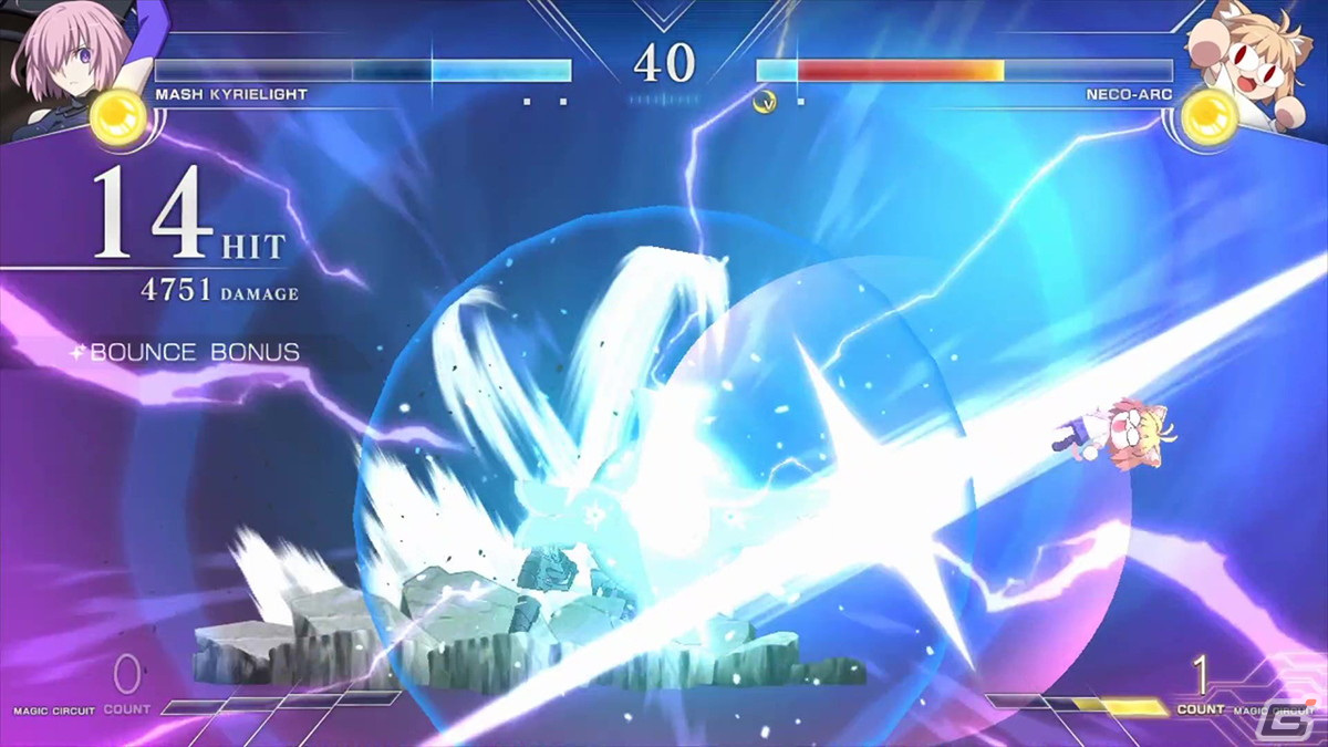 「MELTY BLOOD: TYPE LUMINA」無料の追加キャラクター「マシュ」と「ネコアルク」が配信開始！大型アップデートも実施の画像15