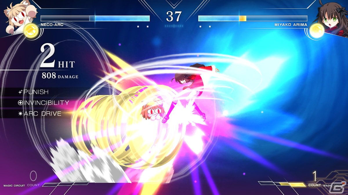 「MELTY BLOOD: TYPE LUMINA」無料の追加キャラクター「マシュ」と「ネコアルク」が配信開始！大型アップデートも実施の画像8