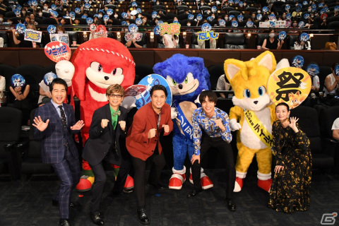 映画「ソニック・ザ・ムービー／ソニック VS ナックルズ」初日舞台挨拶のイベントレポートが到着！の画像1