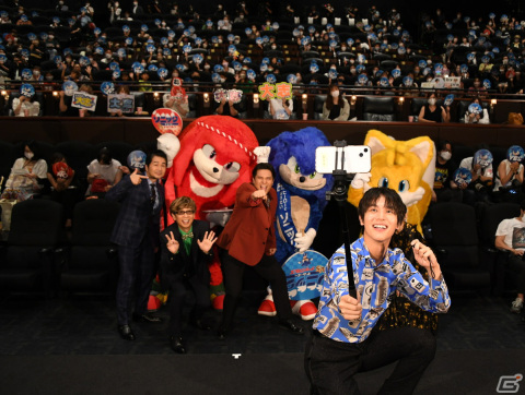 映画「ソニック・ザ・ムービー／ソニック VS ナックルズ」初日舞台挨拶のイベントレポートが到着！の画像16