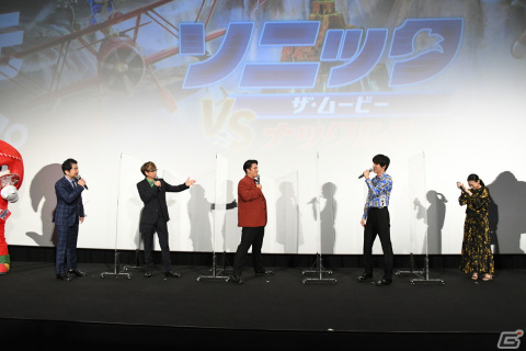 映画「ソニック・ザ・ムービー／ソニック VS ナックルズ」初日舞台挨拶のイベントレポートが到着！の画像6
