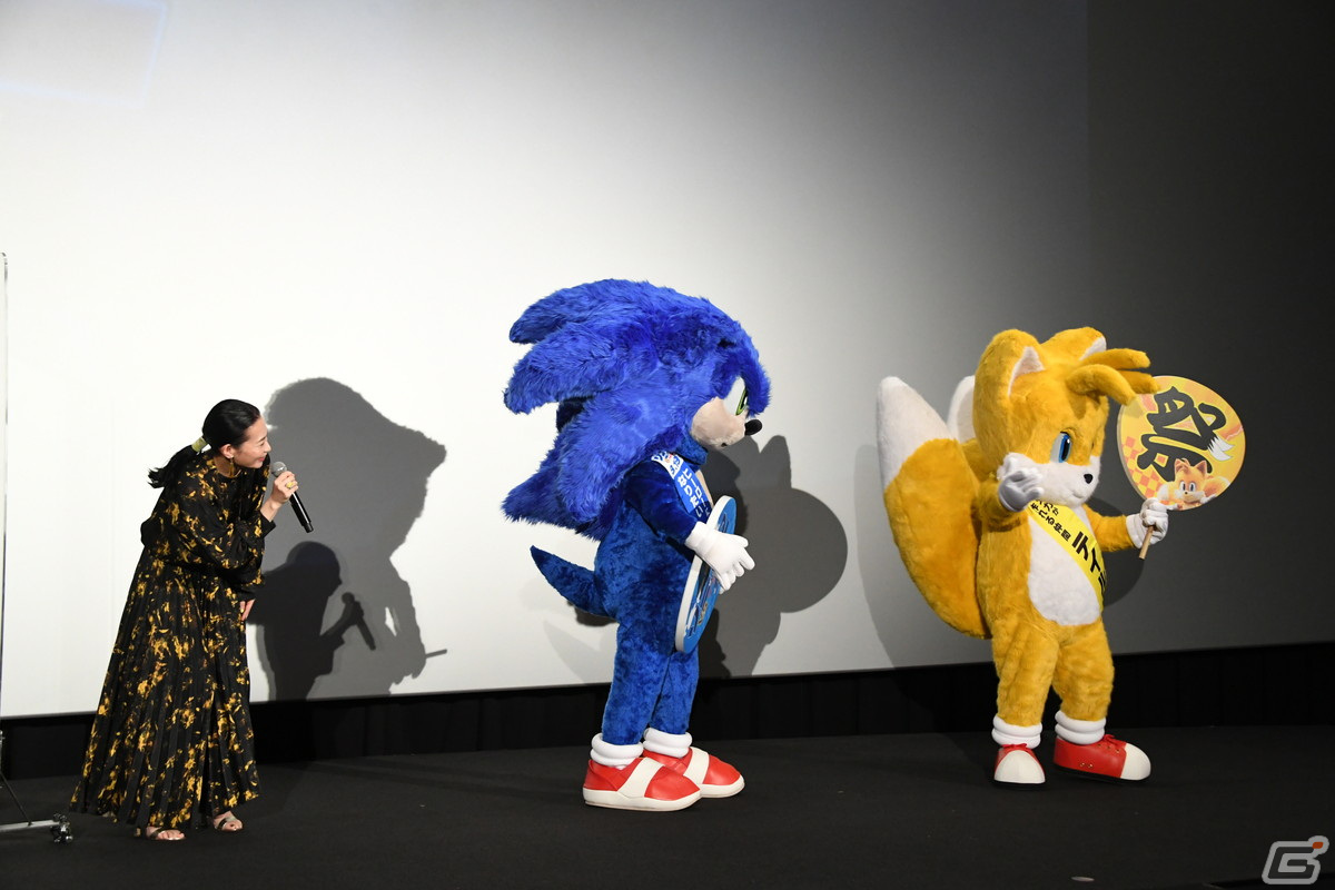映画「ソニック・ザ・ムービー／ソニック VS ナックルズ」初日舞台挨拶のイベントレポートが到着！の画像4