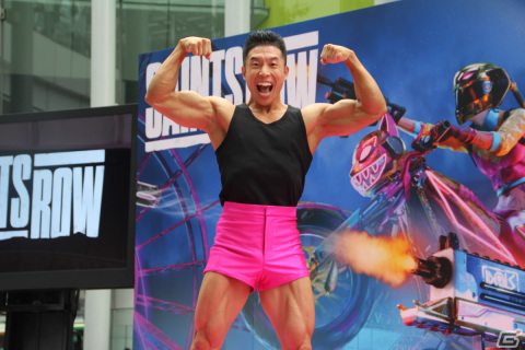 なかやまきんに君が登壇した「Saints Row」発売直前記念イベントレポート――渋谷でマッチョな人たちが打ち水を実施の画像15