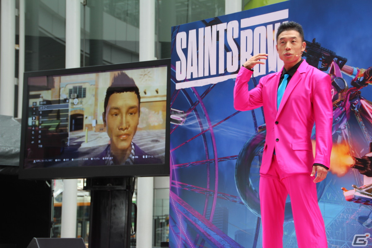 なかやまきんに君が登壇した「Saints Row」発売直前記念イベントレポート――渋谷でマッチョな人たちが打ち水を実施の画像8