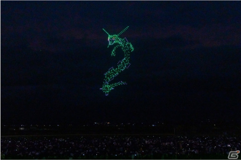 「Pokémon GO」山形県・赤川の夜空にナッシー（アローラのすがた）、レックウザがサプライズで登場！スペシャルドローンショー公式レポートの画像4