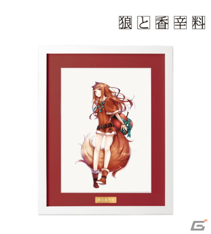 狼と香辛料 ホロ 夏祭り ビジュアル キャラファイングラフ 原画 狼と香辛料 バレンタイン ビジュアル キャラファイングラフ 複製原画