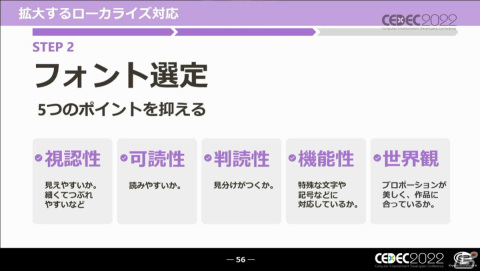 UIはゲーム開発の主役だ――キャラクターゲームにおけるUI制作とローカライズ対応の全貌【CEDEC2022】の画像12