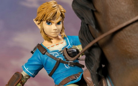 ゼルダの伝説 ブレス オブ ザ ワイルド」よりリンクが大馬にまたがった