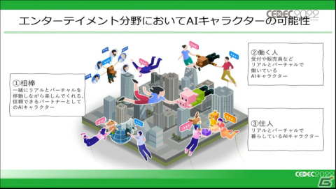 成功の鍵を握るのはAIキャラクター！？異なる立場の4人の登壇者がメタバースの可能性についてディスカッション【CEDEC2022】の画像3