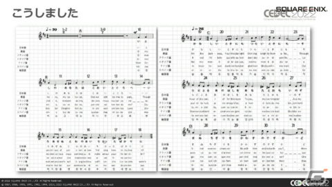ピクセルリマスター版「FFVI」では、オペラを7か国語で収録！植松氏からの心に刺さるメッセージも紹介【CEDEC2022】の画像14