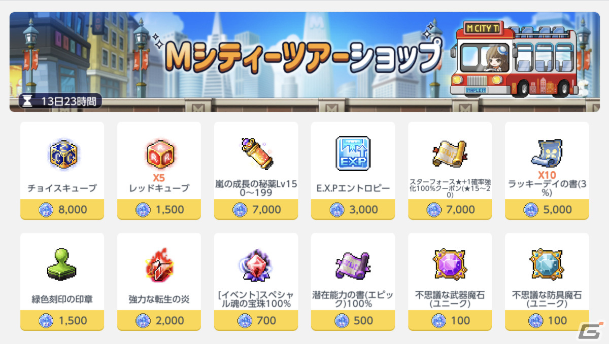 「メイプルストーリーM」新イベント「Mシティーツアー」が開催！「モンスターパーク」の追加やPC版との連携強化もの画像3