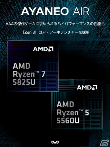 世界最軽量約398gのポータブルゲーミングPC「AYANEO AIR（有機ELモデル） 国内正規版」が9月17日に発売―予約受付を開始の画像4