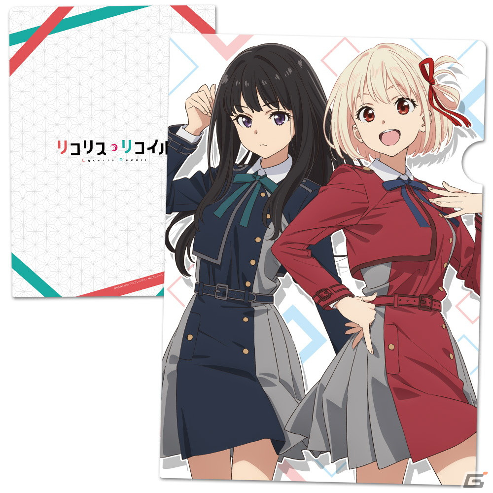 TVアニメ「リコリス・リコイル」のアクリルコースター、マグカップ、クリアファイルが「きゃらON！」で予約受付中の画像6