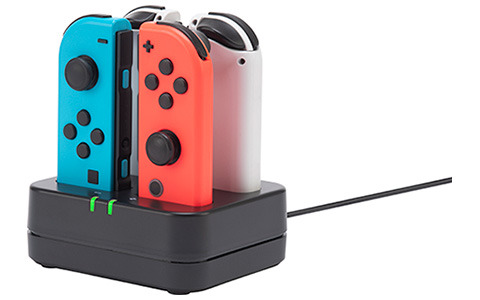 サイバーガジェットからNintendo Switch Joy-Con（L）を手軽に充電できるコントローラー充電スタンド2個・4個の2種が発売