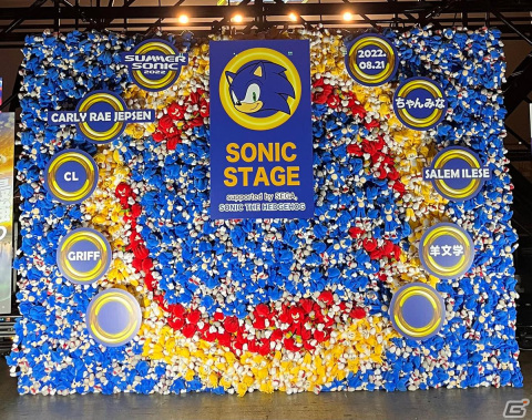 「ソニック・ザ・ヘッジホッグ」とSUMMER SONIC 2022がコラボ！ソニックたちのぬいぐるみで作られた巨大フォトスポットなどを紹介の画像5