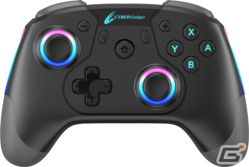 ジャイロ＆加速度センサーを搭載した「CYBER・ゲーミングコントローラー HG（SWITCH用）」無線と有線2製品が登場の画像2
