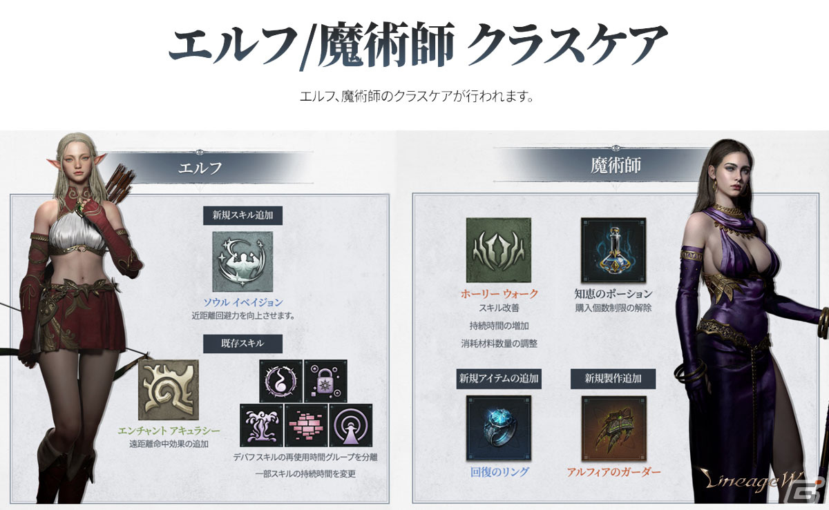 リネージュW」サービス開始300日を記念したイベント5種が開催！「エルフ」「魔術師」のクラスケアも実施 | Gamer