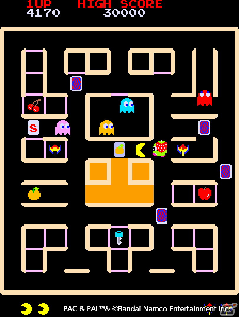 1983年にナムコから発売されたアクションゲームがPS4/Switchに登場！「アーケードアーカイブス パック＆パル」が9月1日より配信開始の画像2