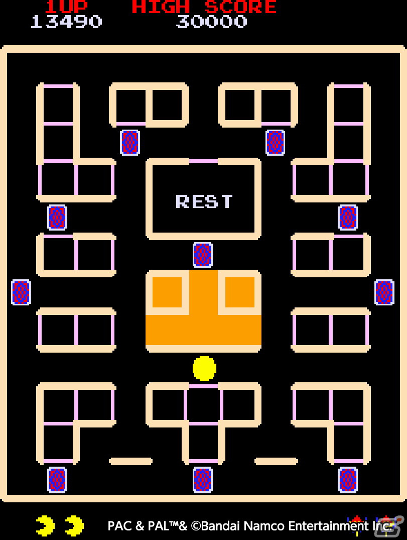 1983年にナムコから発売されたアクションゲームがPS4/Switchに登場！「アーケードアーカイブス パック＆パル」が9月1日より配信開始の画像3
