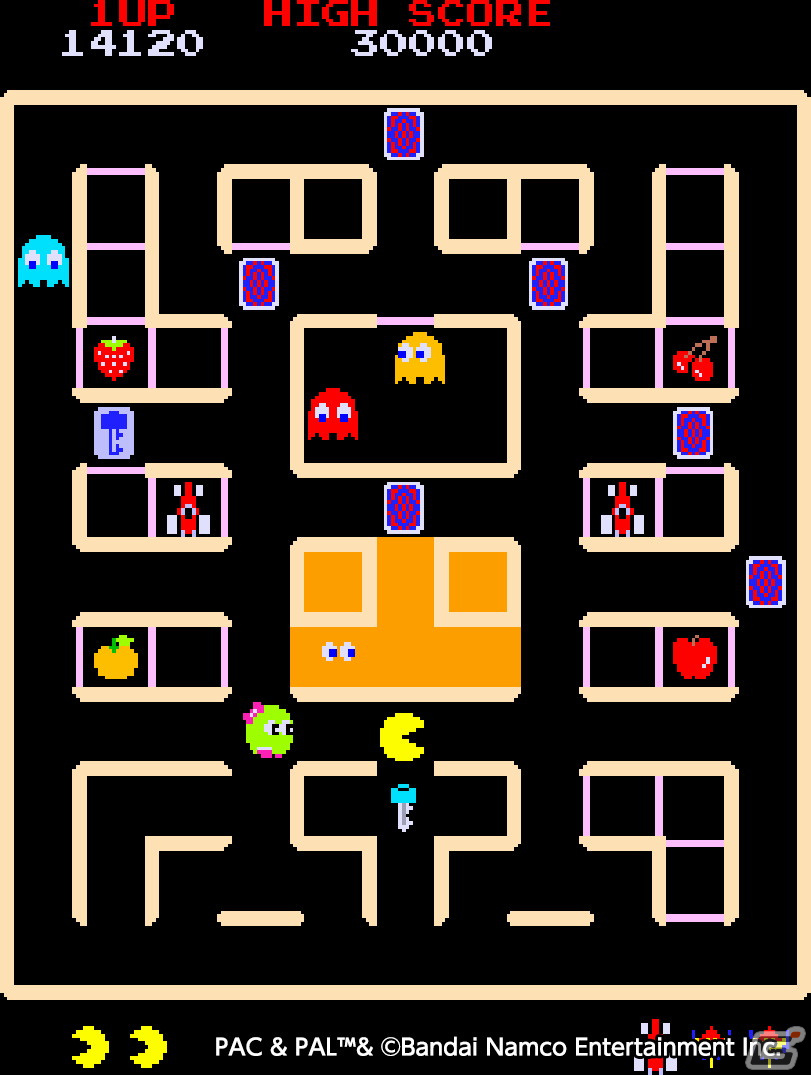 1983年にナムコから発売されたアクションゲームがPS4/Switchに登場！「アーケードアーカイブス パック＆パル」が9月1日より配信開始の画像4