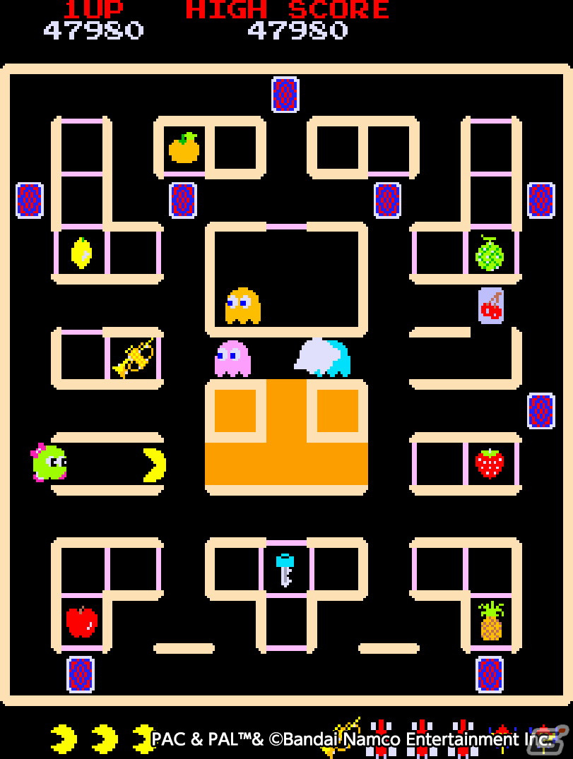 1983年にナムコから発売されたアクションゲームがPS4/Switchに登場！「アーケードアーカイブス パック＆パル」が9月1日より配信開始の画像5
