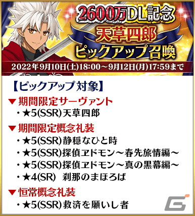 「Fate/Grand Order」日本国内累計ダウンロード数が2600万を突破！記念キャンペーンが開催の画像20
