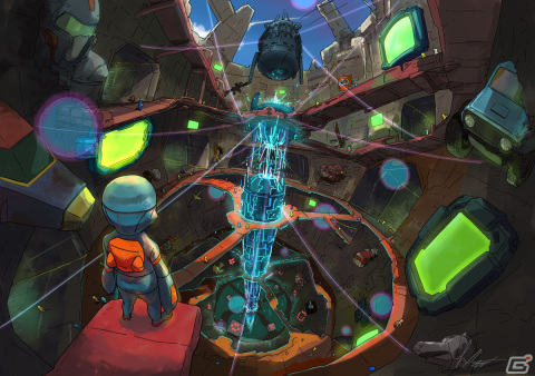 「東京ゲームショウ VR 2022」舞台となるダンジョンのビジュアルが公開！幕張メッセの地下に広がる「ゲームの地層」の謎を解き明かす冒険への画像1