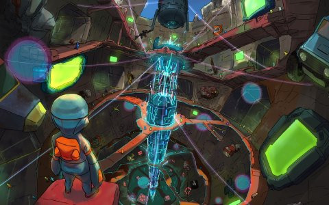 「東京ゲームショウ VR 2022」舞台となるダンジョンのビジュアルが公開！幕張メッセの地下に広がる「ゲームの地層」の謎を解き明かす冒険へ