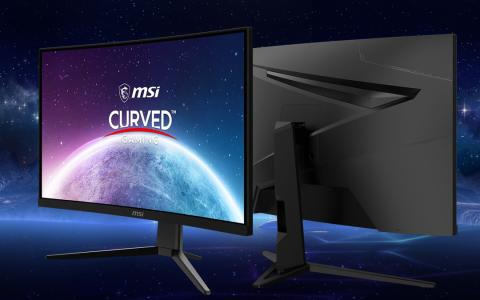 MSIから23.6インチで湾曲率1,500Rのゲーミングモニター「G242C」が発売！最大リフレッシュレート170Hzで応答速度1ms