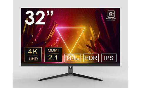 FFF SMART LIFE CONNECTED、4K 144Hz対応に対応したHDMI2.1搭載32インチ ゲーミングモニター「FFF-LD32G4」を発売