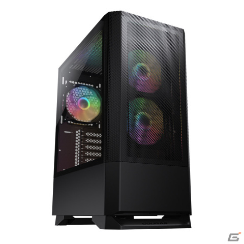 COUGARから大型メッシュインテークでエアフローに優れたPCケース「COUGAR MX430 Mesh RGB」が登場の画像1