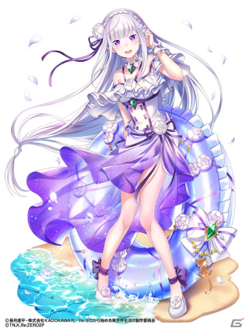 「白猫プロジェクト NEW WORLD'S」で「Re:ゼロから始める異世界生活」とのコラボイベント第3弾が開始！水着姿のエミリアやレムらが登場の画像4