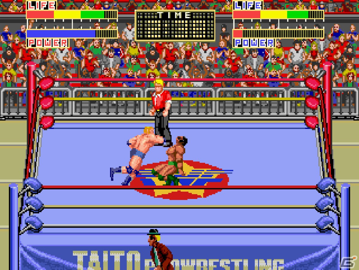 1989年にタイトーから発売されたアクションゲームがPS4/Switchに登場！「アーケードアーカイブス チャンピオンレスラー」が9月8日より配信の画像1