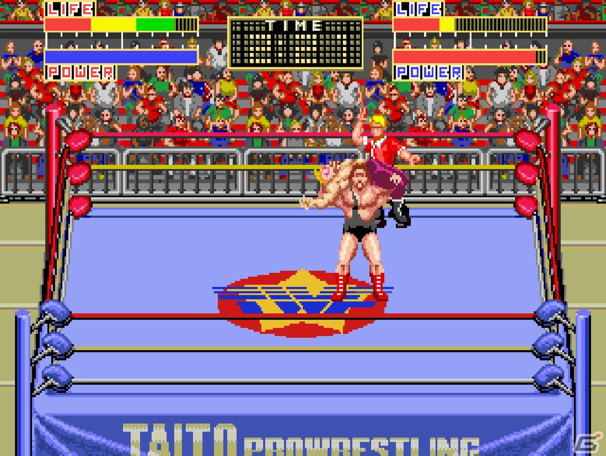 1989年にタイトーから発売されたアクションゲームがPS4/Switchに登場！「アーケードアーカイブス チャンピオンレスラー」が9月8日より配信の画像3
