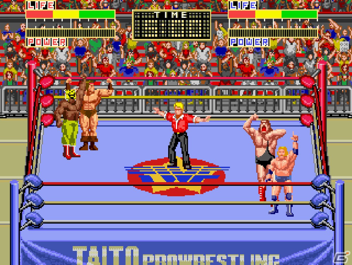 1989年にタイトーから発売されたアクションゲームがPS4/Switchに登場！「アーケードアーカイブス チャンピオンレスラー」が9月8日より配信の画像5