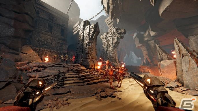 「Metal: Hellsinger」がPS5で9月15日に配信！メタルのリズムと攻撃をシンクロさせるリズムアクションFPSの画像2